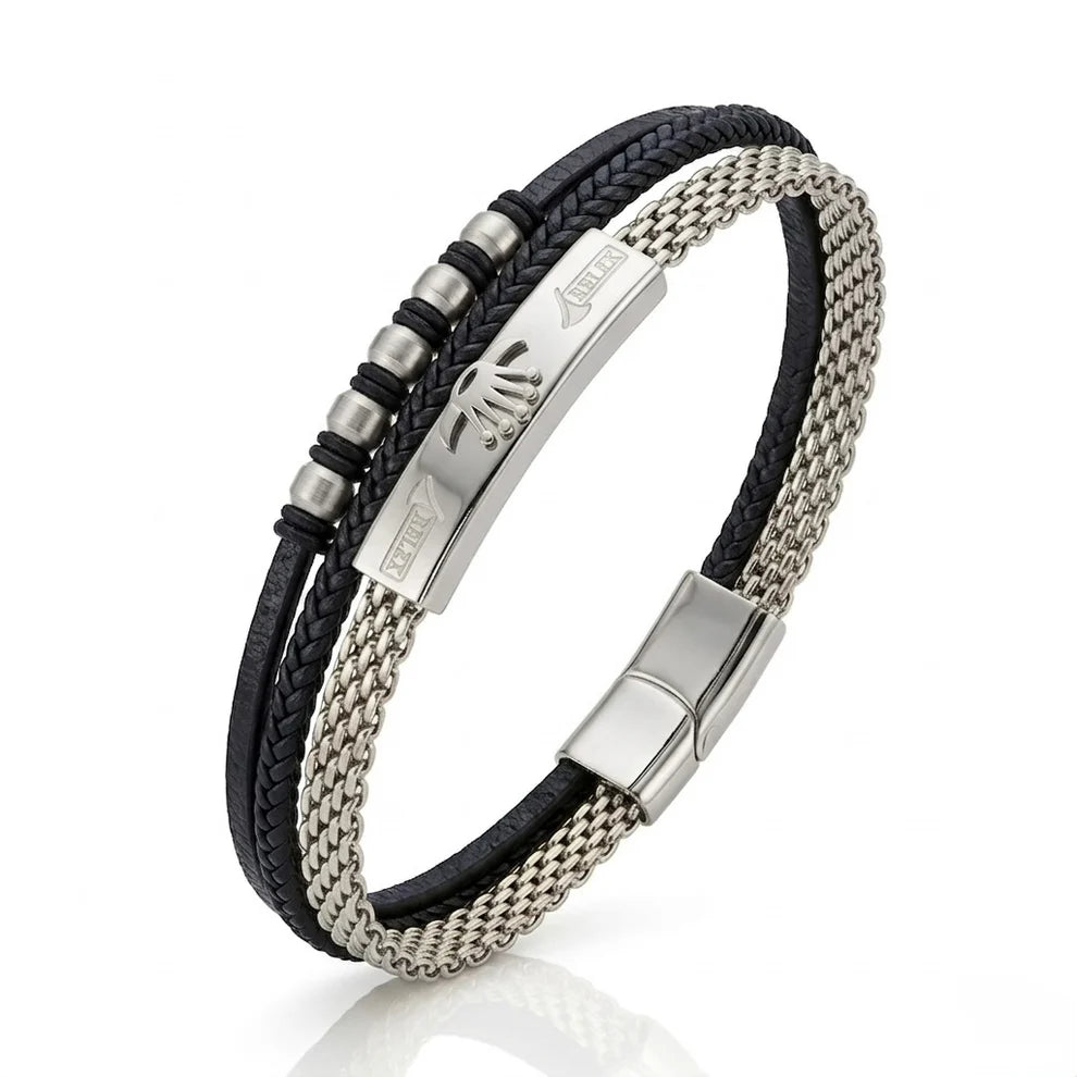 BRACELET ROLAX 3 PIÈCES ARGENTE