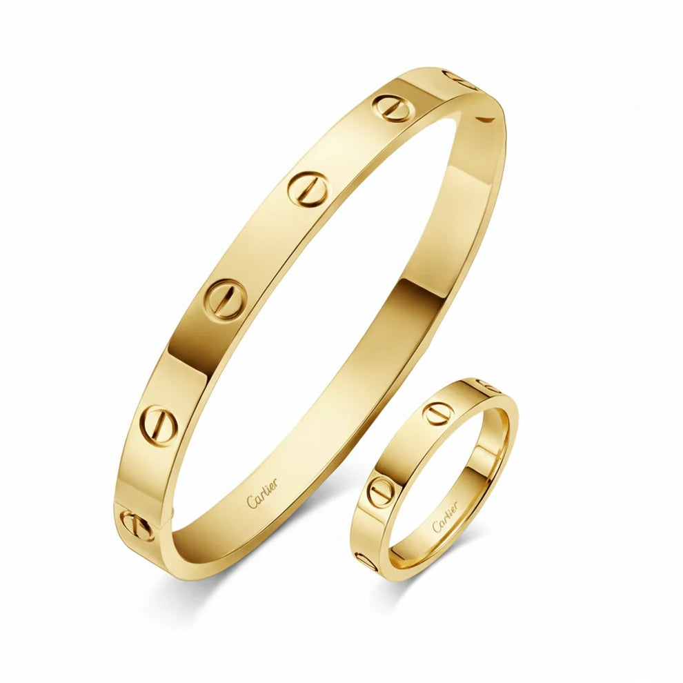 CARTIIER LOVE BAGUE DORE