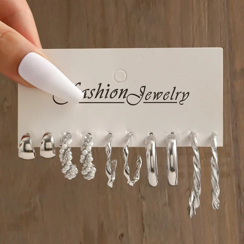 Boucles d’Oreilles Bohèna 5 pièces