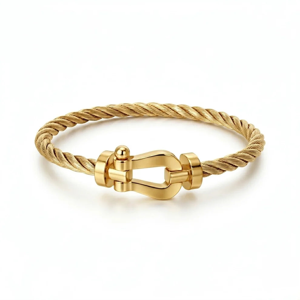 BRACELET CABLE DORE ( FRAD