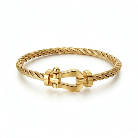 BRACELET CABLE DORE ( FRAD