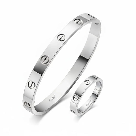 CARTIIER LOVE BAGUE ARGENTE