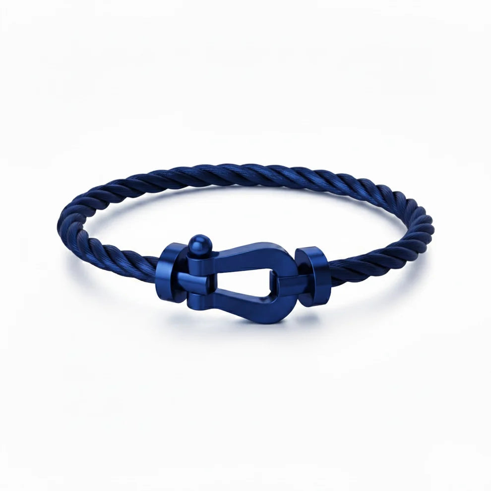 BRACELET CABLE BLUE ( FRAD)