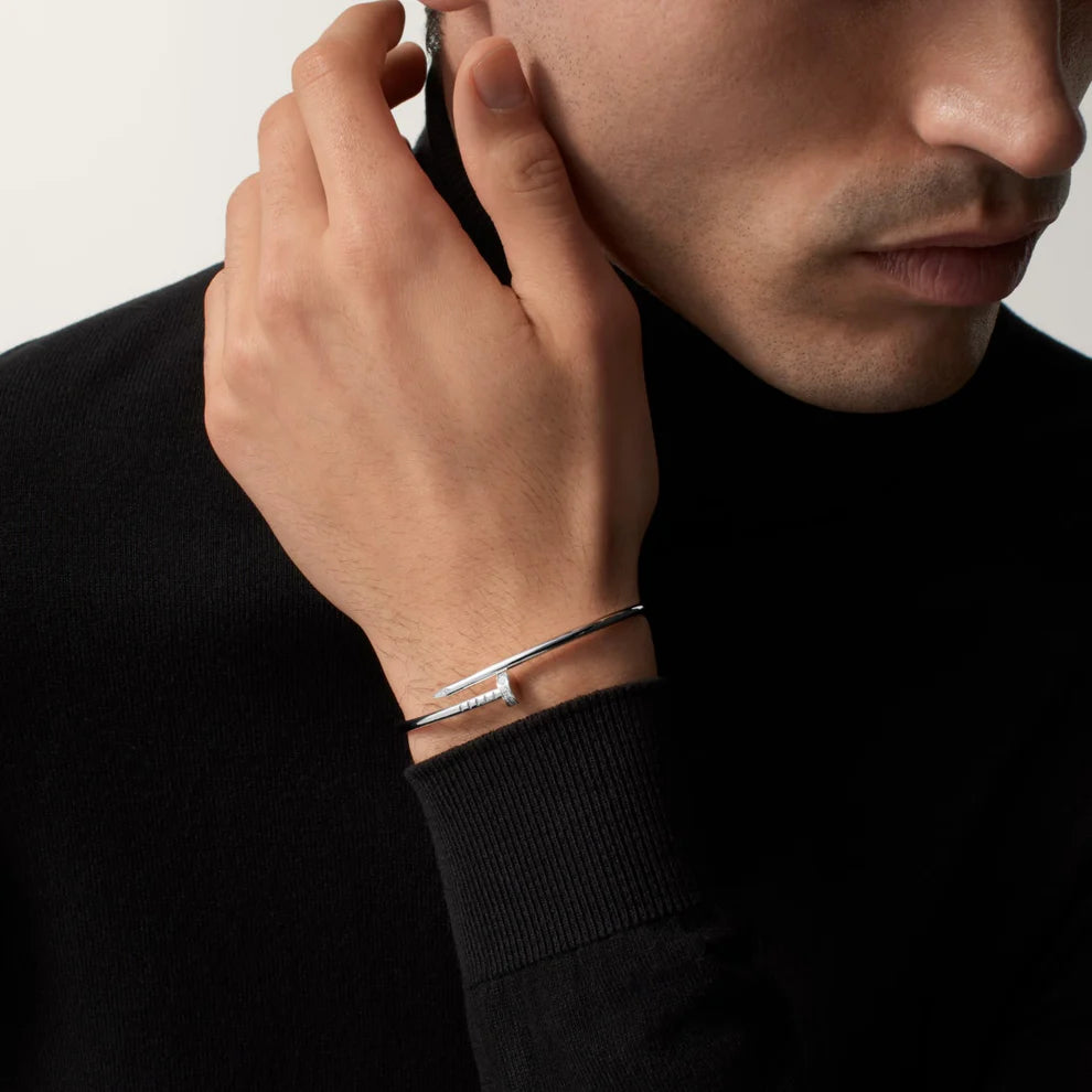 BRACELET CLOU ARGENTÉ
