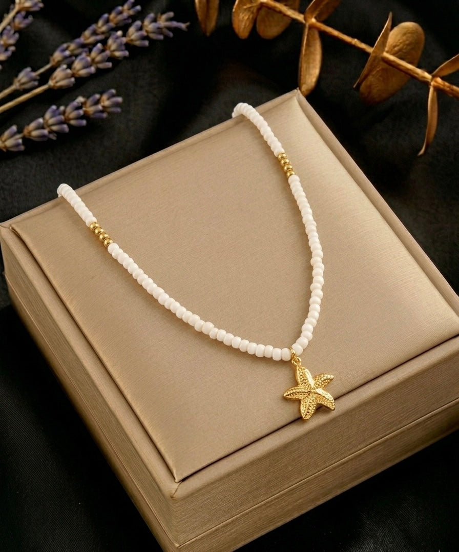 Chaîne blanc star