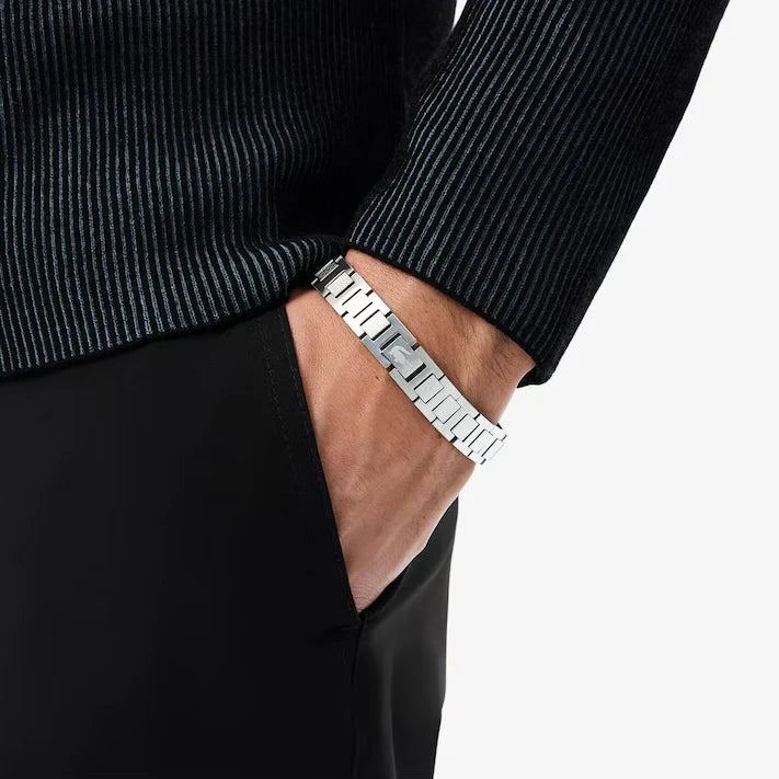 BRACELET LACOSTE ARGENTÉ
