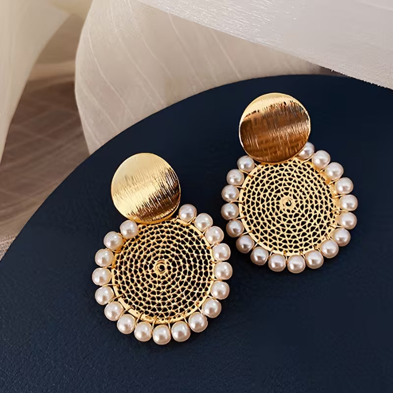 boucles d'oreilles rondes