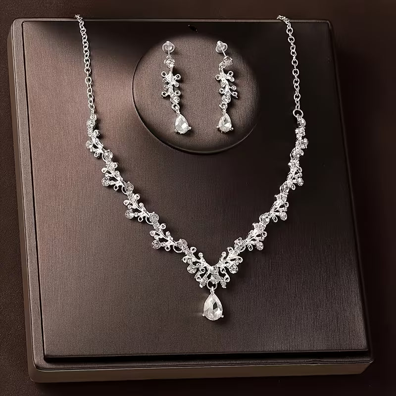 Nouveau Diadème de Mariée avec Couronne en Strass